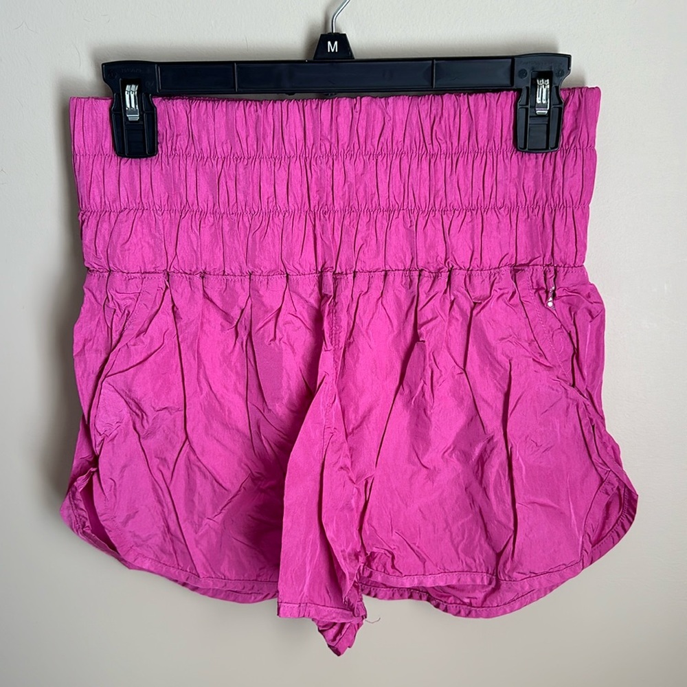Free People The Way Home Shorts. Hot pink. L